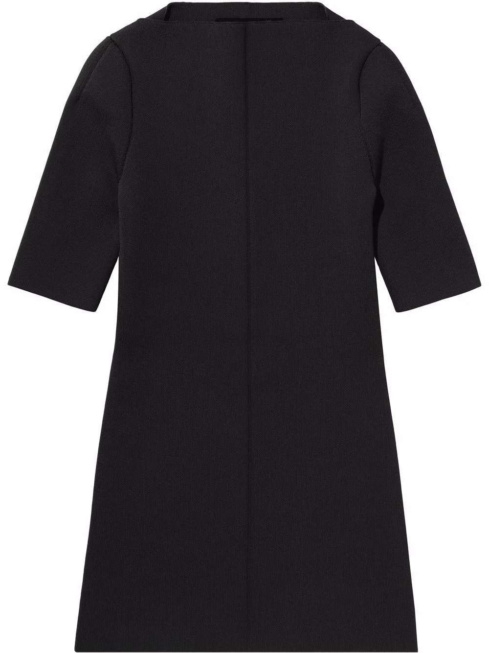 mock neck knitted top - 1