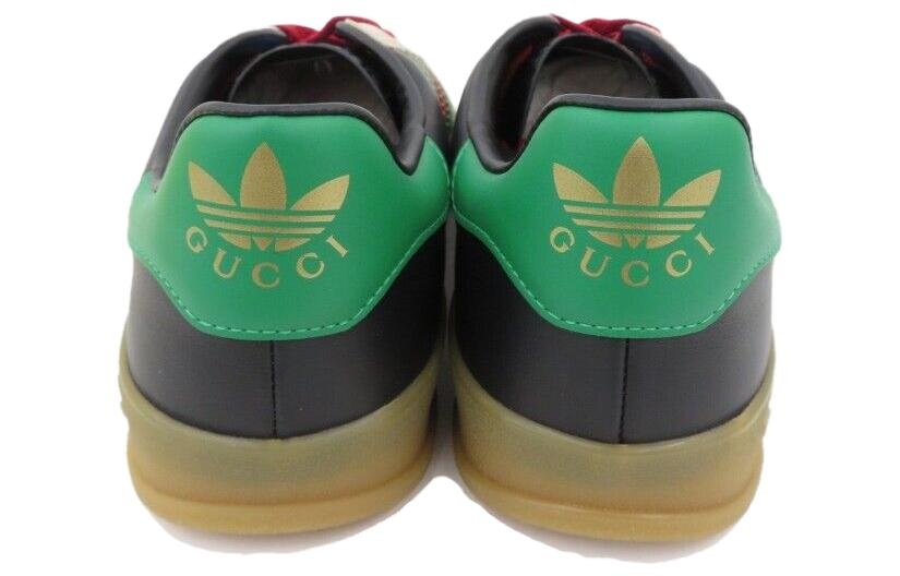 (WMNS) Adidas Gazelle X Gucci Low Cut Sneakers 'Black Green Red' 726488-AAA43-9549 - 5