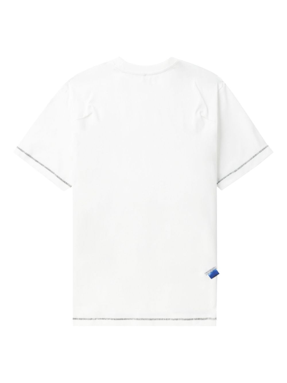 contrast-stitch T-shirt - 6
