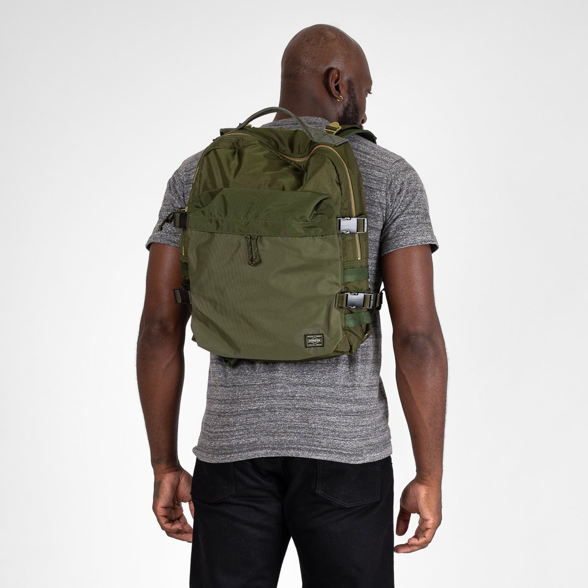 POR-FOR-DAY-OLV Porter - Yoshida & Co. - Force Daypack - Olive - 2
