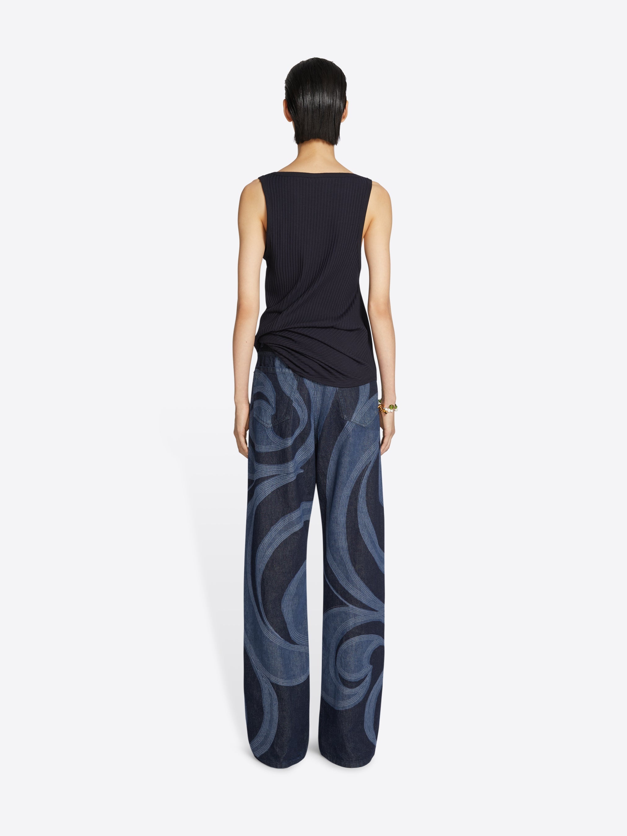 EMBROIDERED JEANS - 4