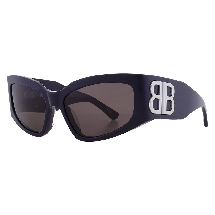 Balenciaga Grey Cat Eye Ladies Sunglasses BB0321S 007 57 - 2