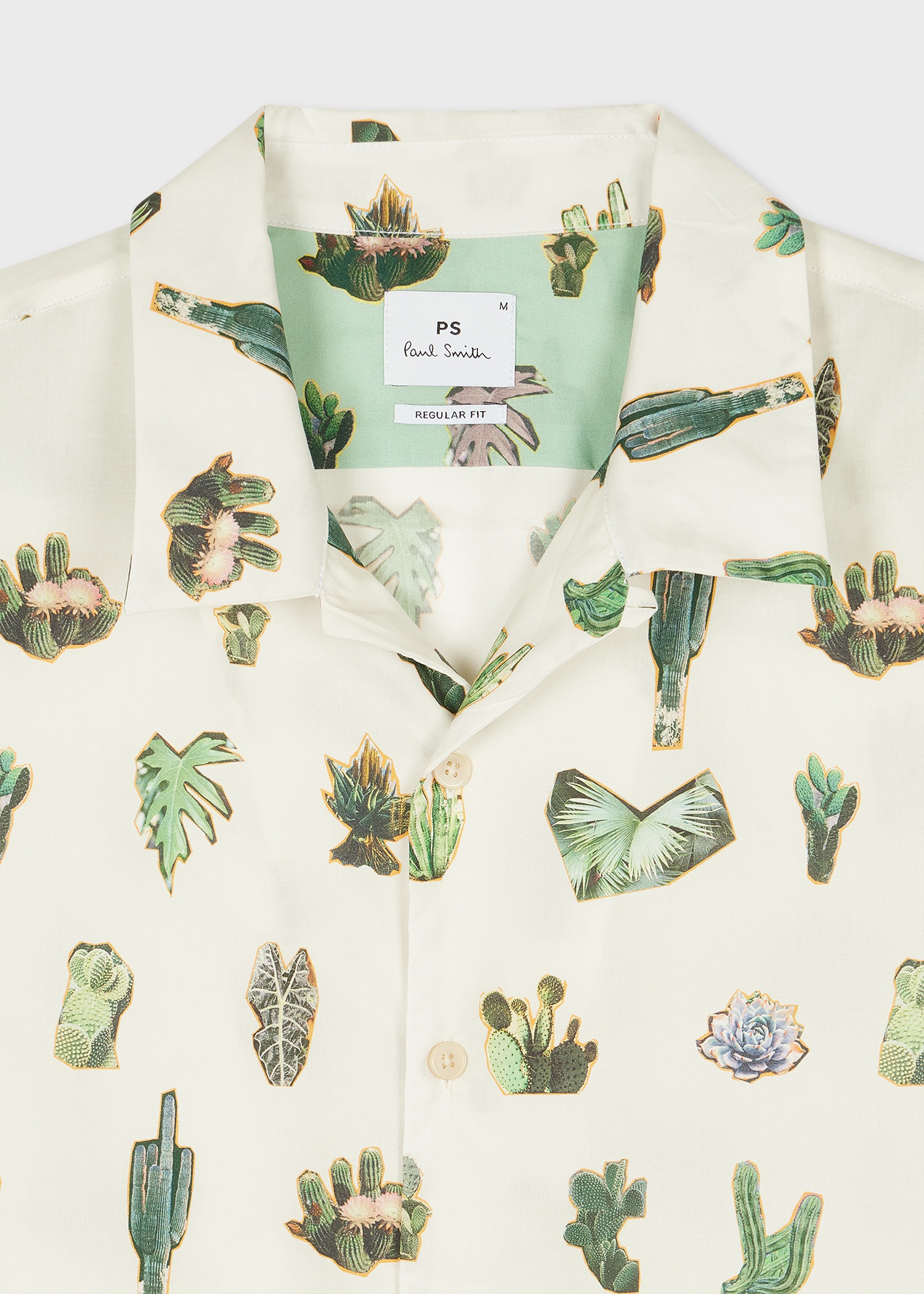 Ecru Short Sleeve 'Prickly Pear' Shirt - 2