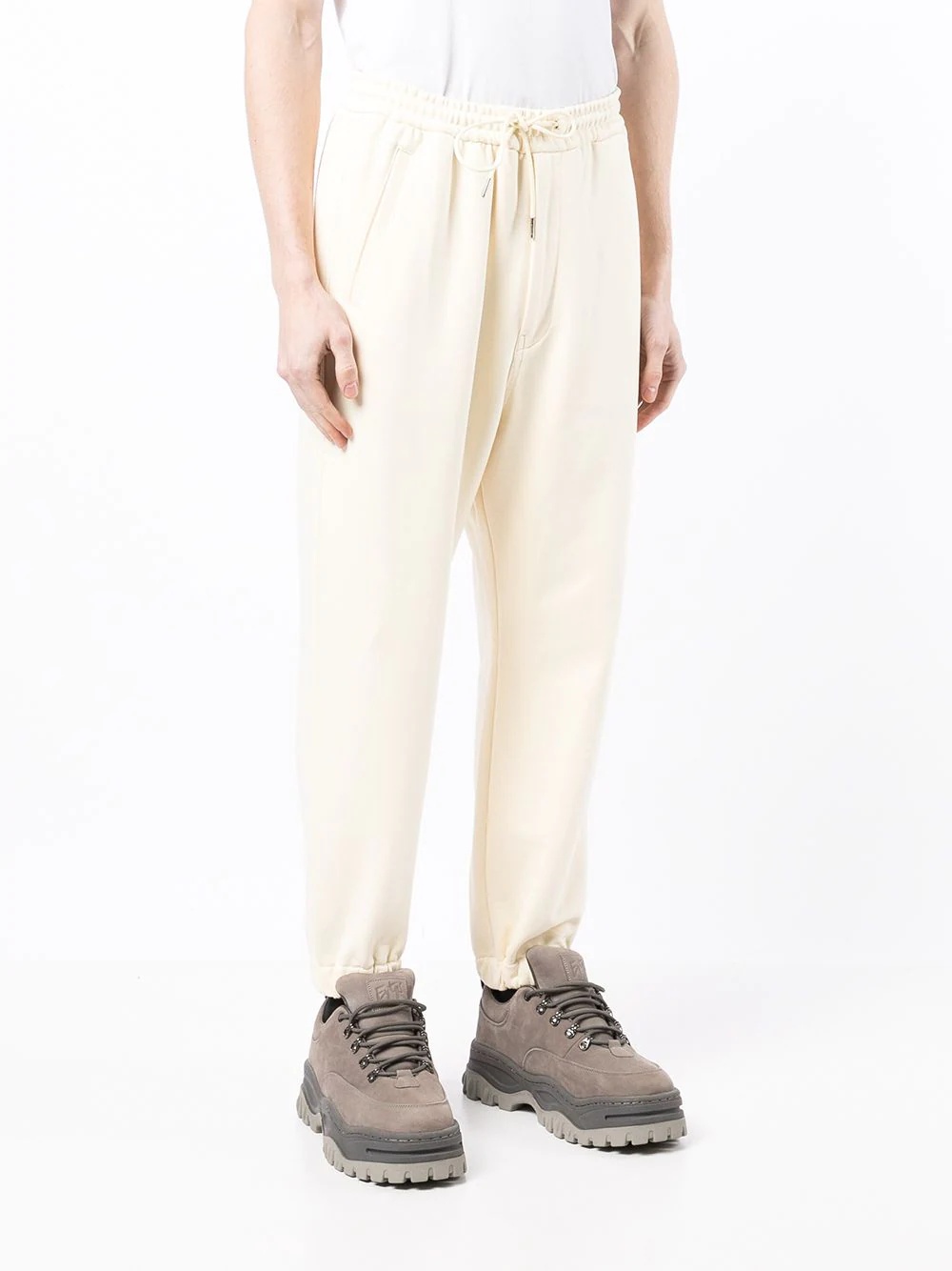 drawstring track pants - 3