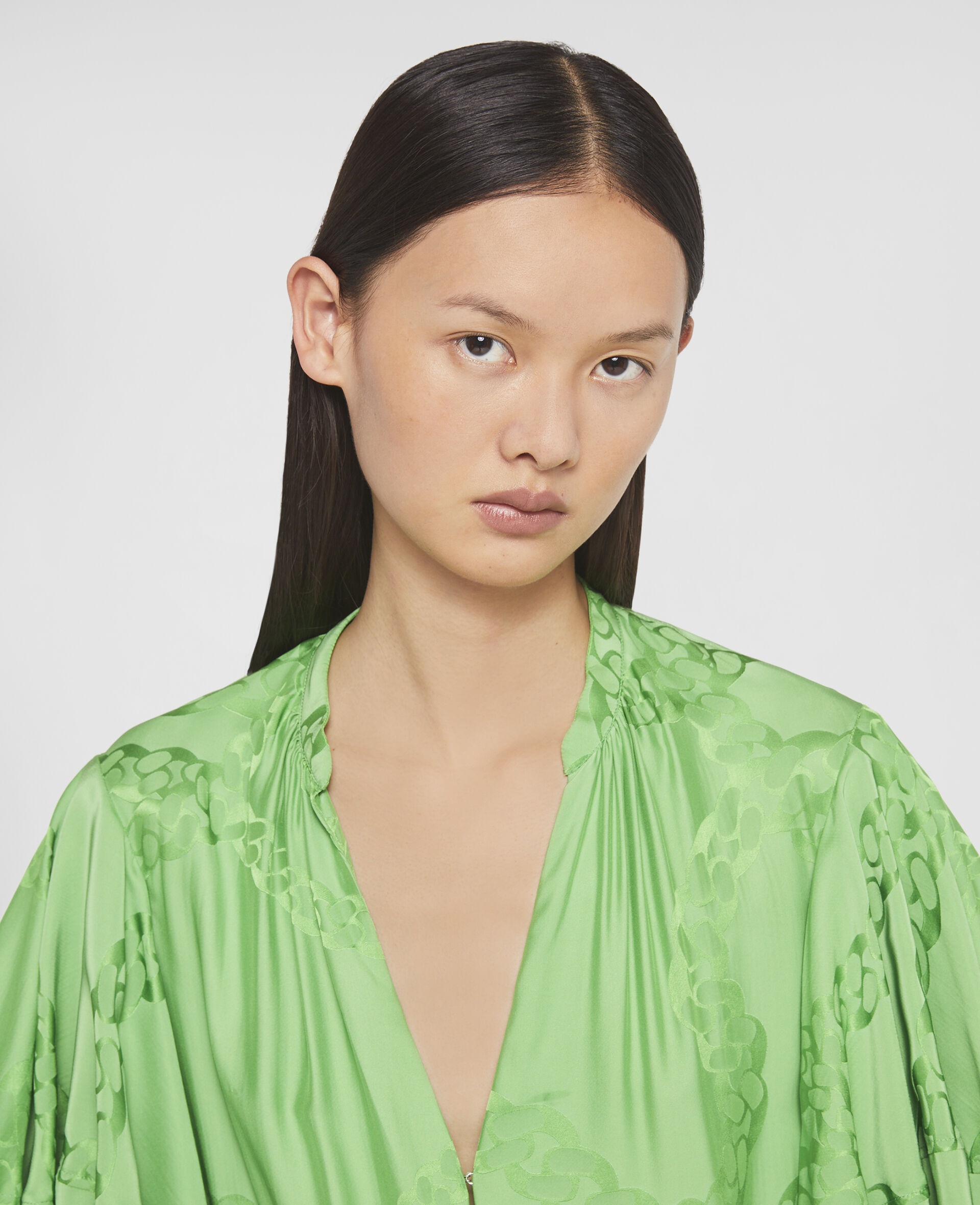Falabella Print Silk Jacquard Jumpsuit - 4