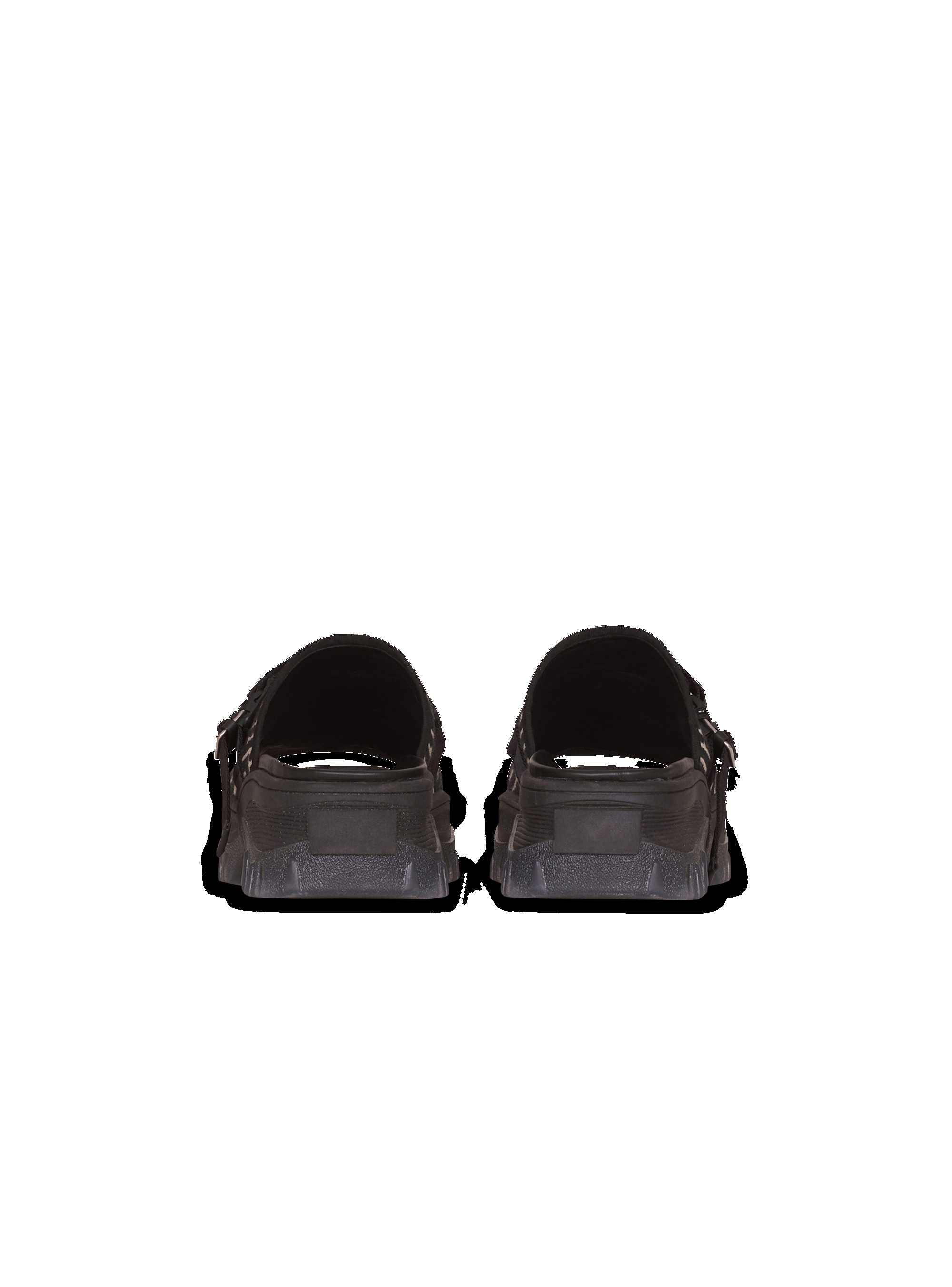 Bicolor monogram jacquard Ulysse mules - 5