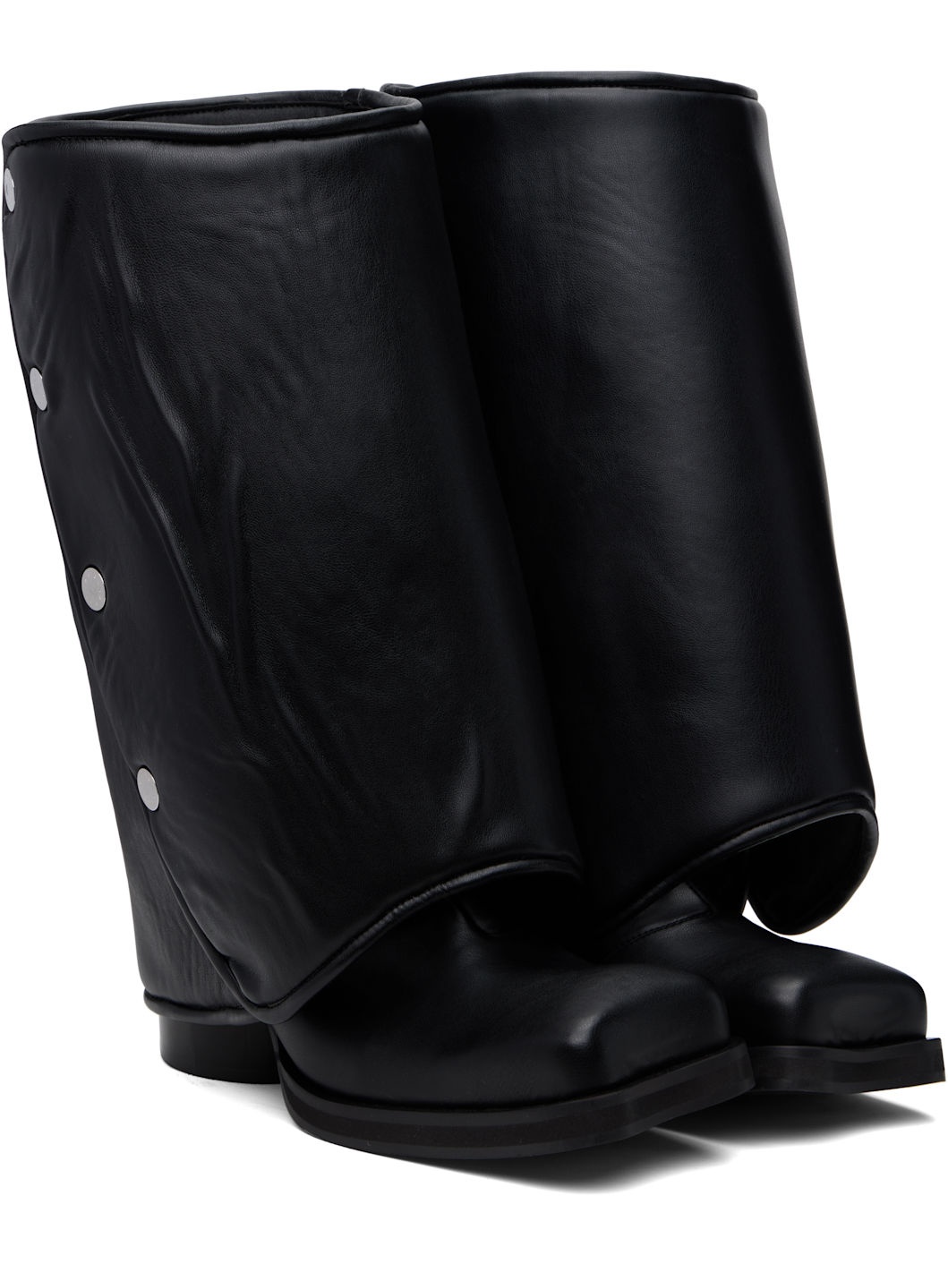 Black Emrik Gaitor High Shaft Boots - 4