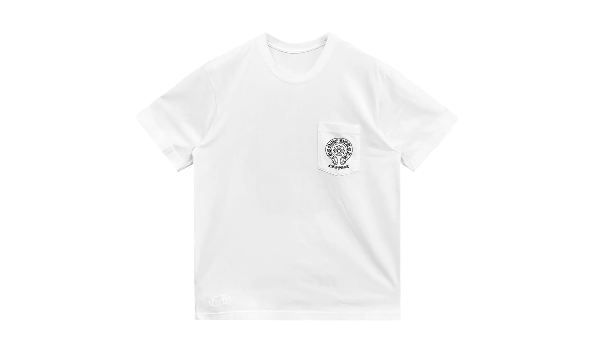 Horseshoe Short Sleeve T-Shirt "New York-White" CHRM0067 - 1