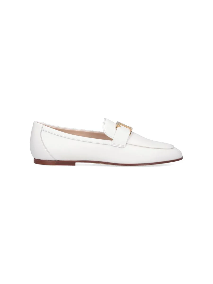 TOD'S FLAT SHOES WHITE - 1