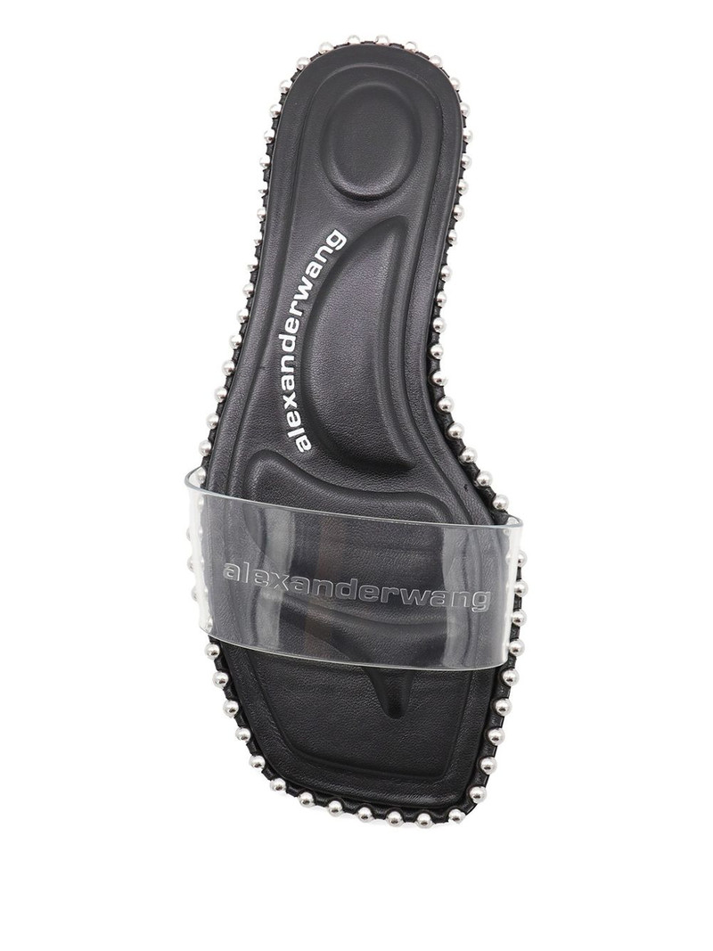 beaded clear-strap flats 4