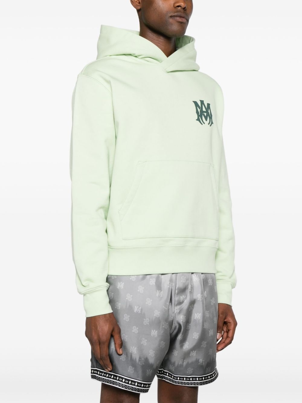 MA rubberised-logo hoodie - 3