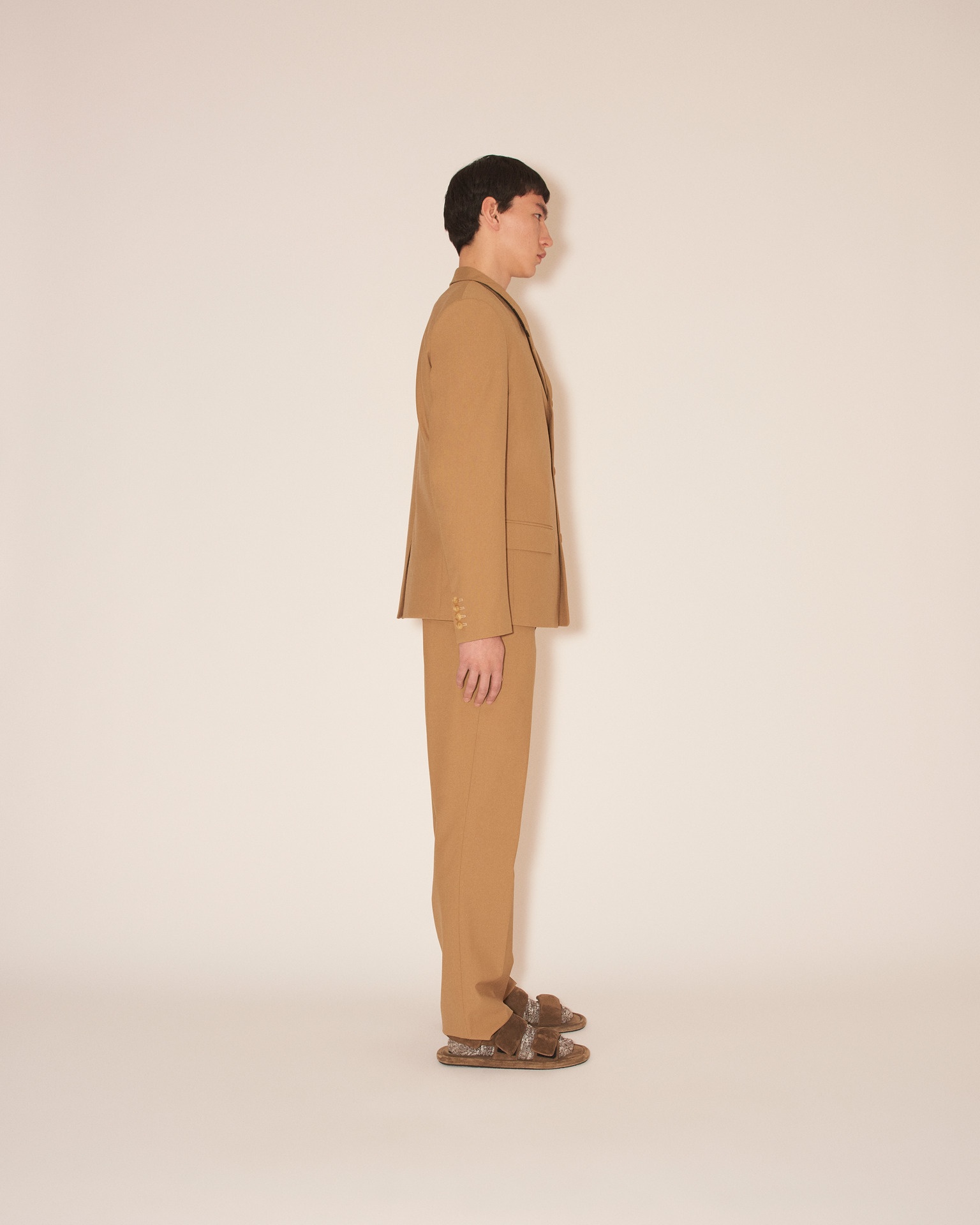 ROX - Single breasted suit jacket - Camel - 4