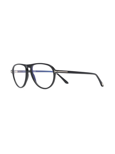 TOM FORD T-logo pilot-frame glasses outlook