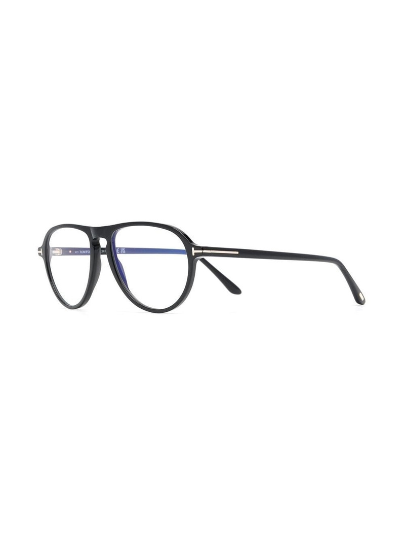 TOM FORD T-logo pilot-frame glasses outlook