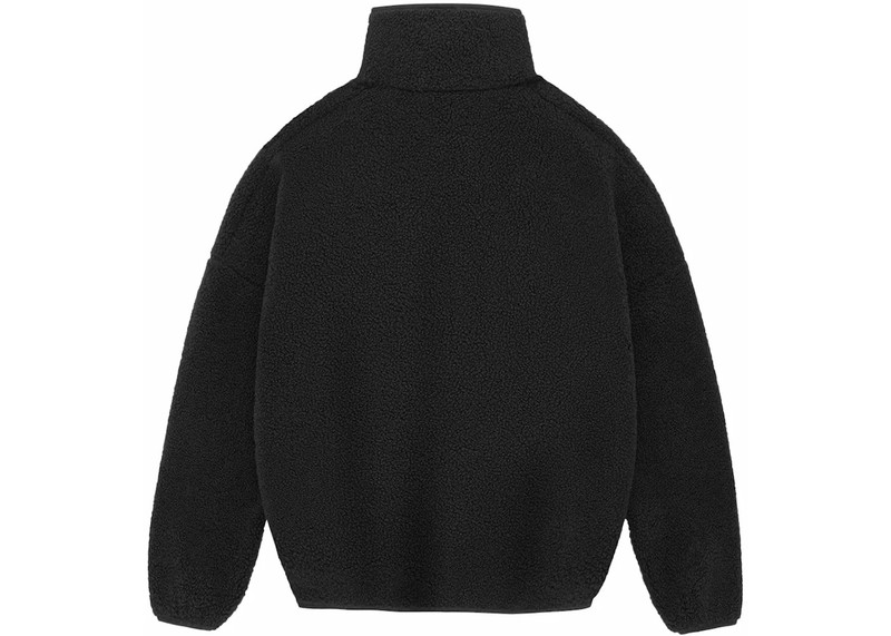 Fear of God Fear of God Athletics Polar Fleece Hike Half Zip Black outlook