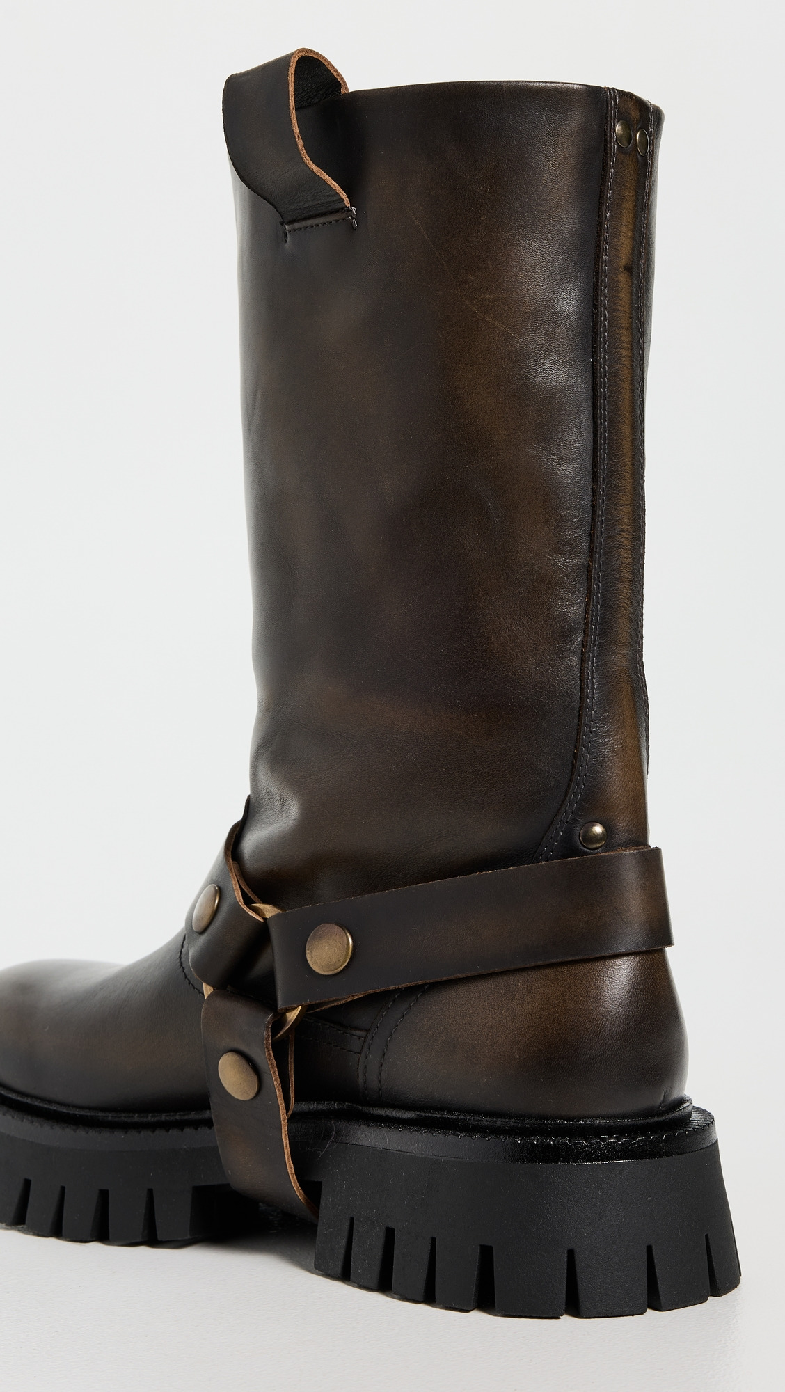Kurt Chunky Sole Distressed Boots - 4