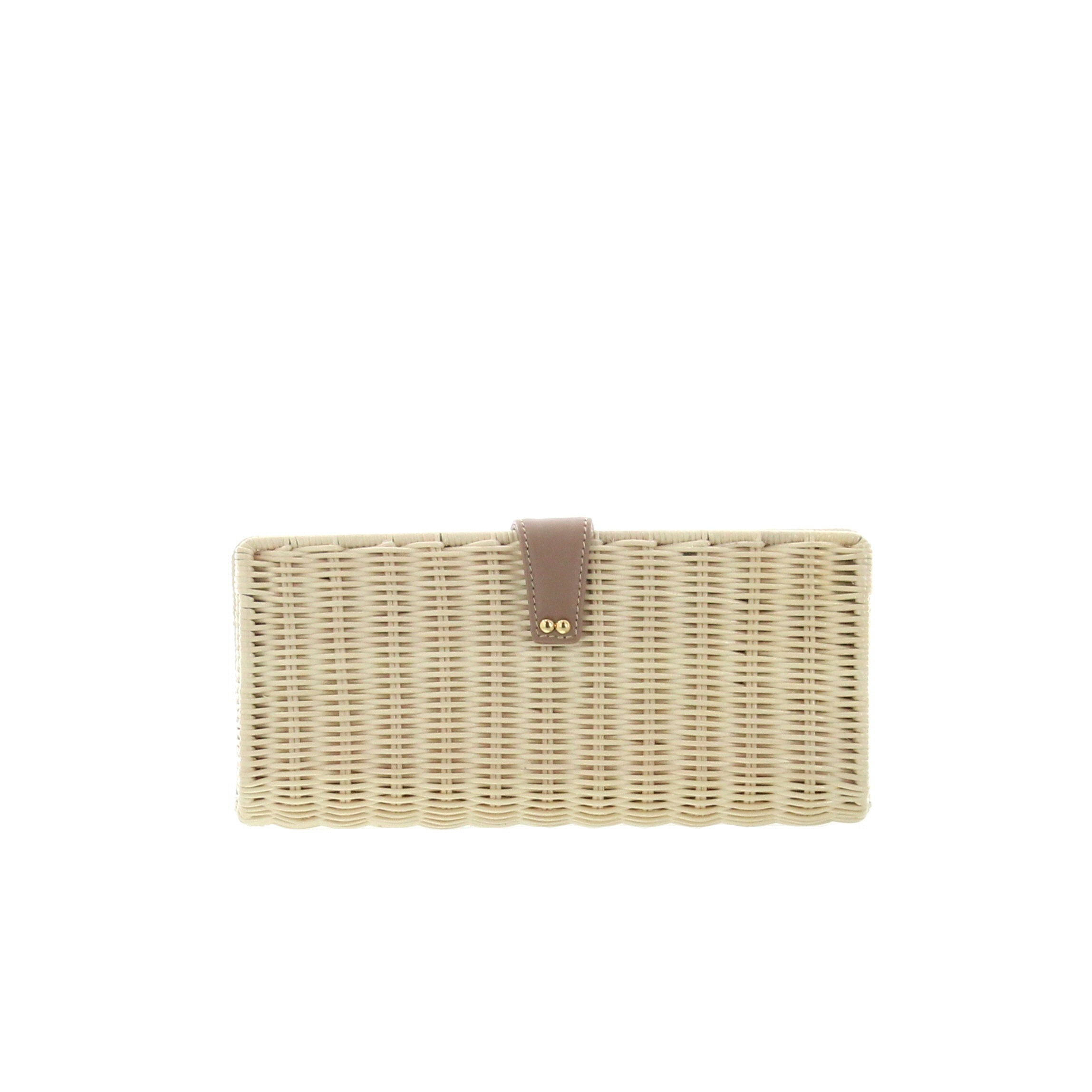 CARLA SAINT-BARTH - Carla Saint Barth – Vimini Long Clutch – Natural / Desert - 2