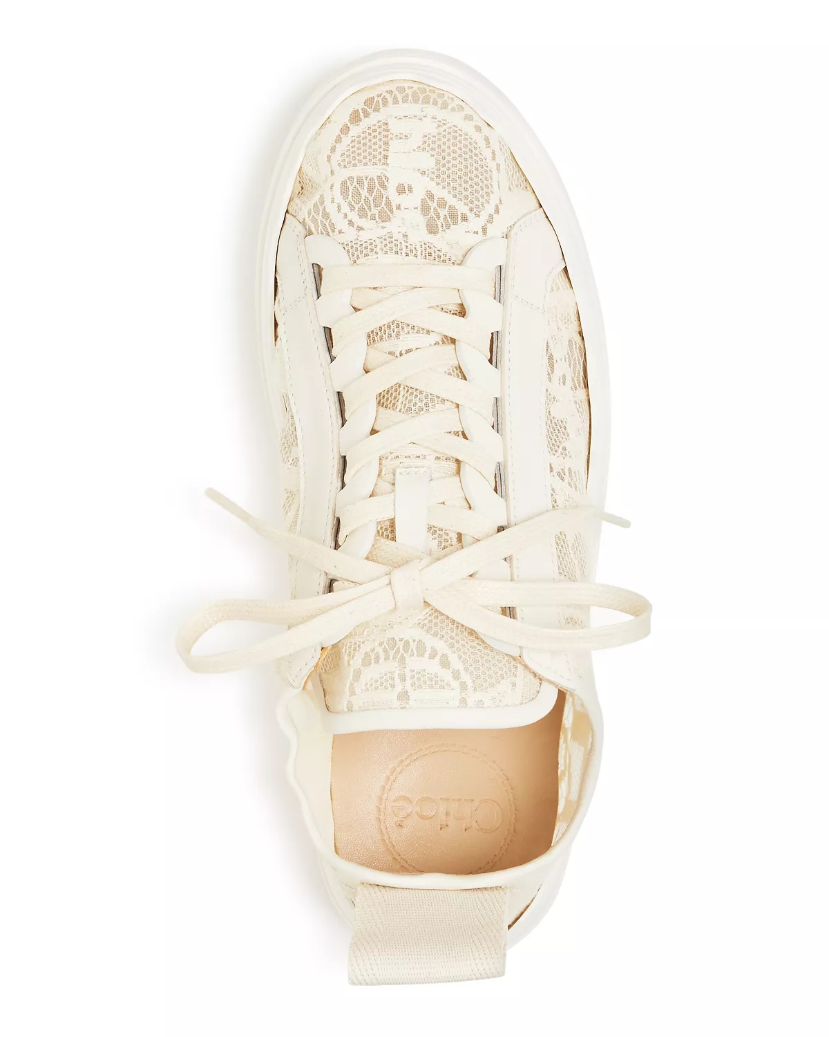 Women's Lauren Lace Low Top Sneakers - 4