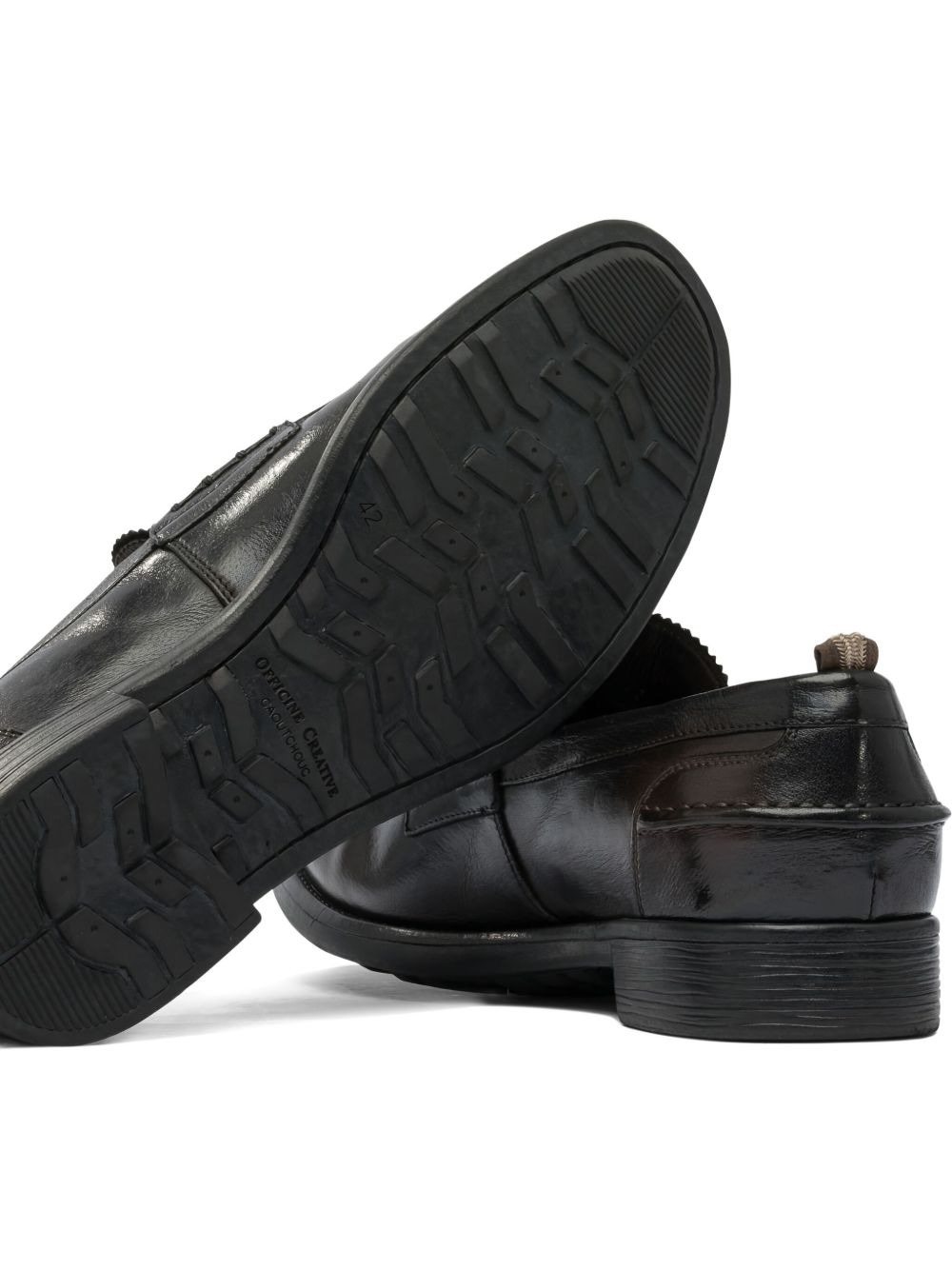 penny leather loafers - 4