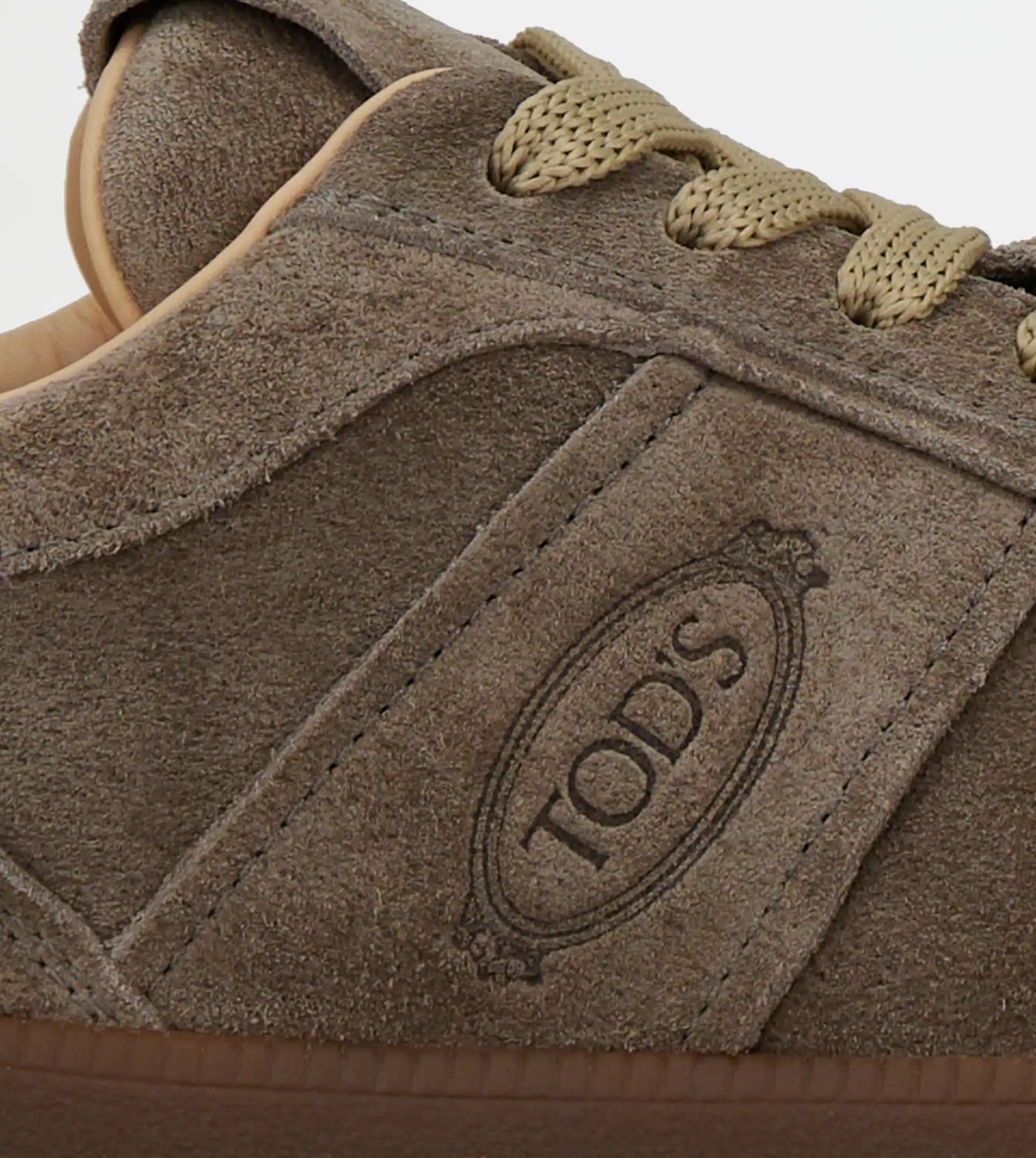 TOD'S TABS SNEAKERS IN SUEDE - GREY - 4