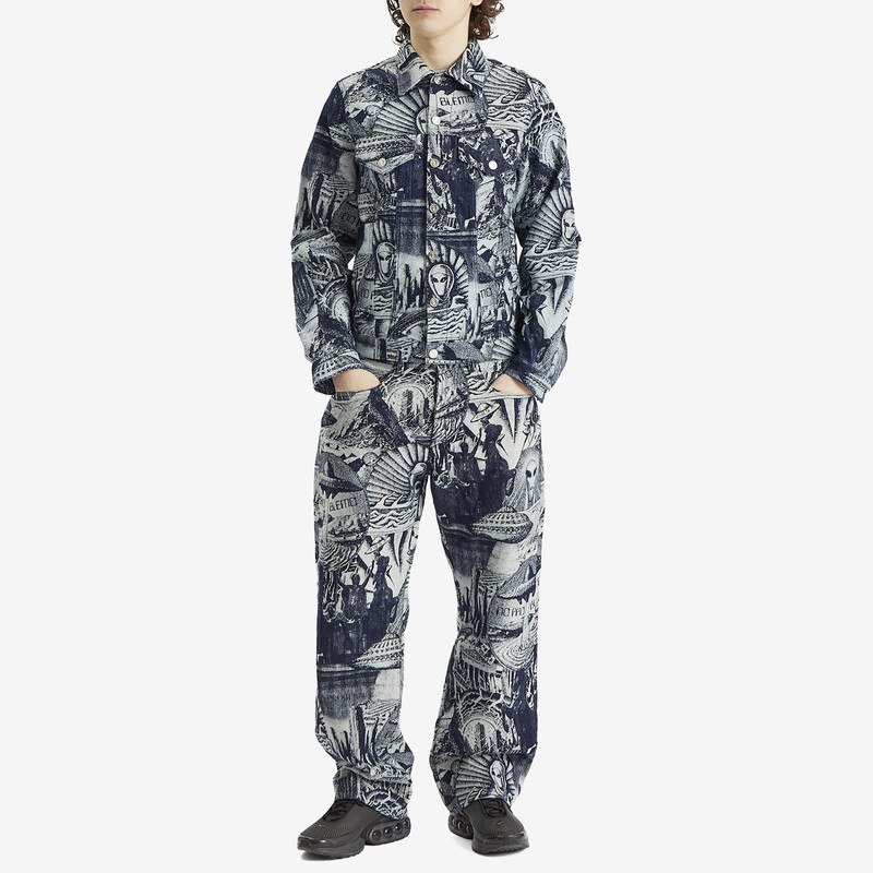 No Problemo No Problemo Apocalypse Jacquard Trucker Jacket outlook