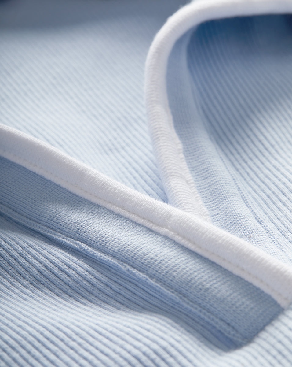 KEARNEY TEE WITH CONTRAST PIPING - 5