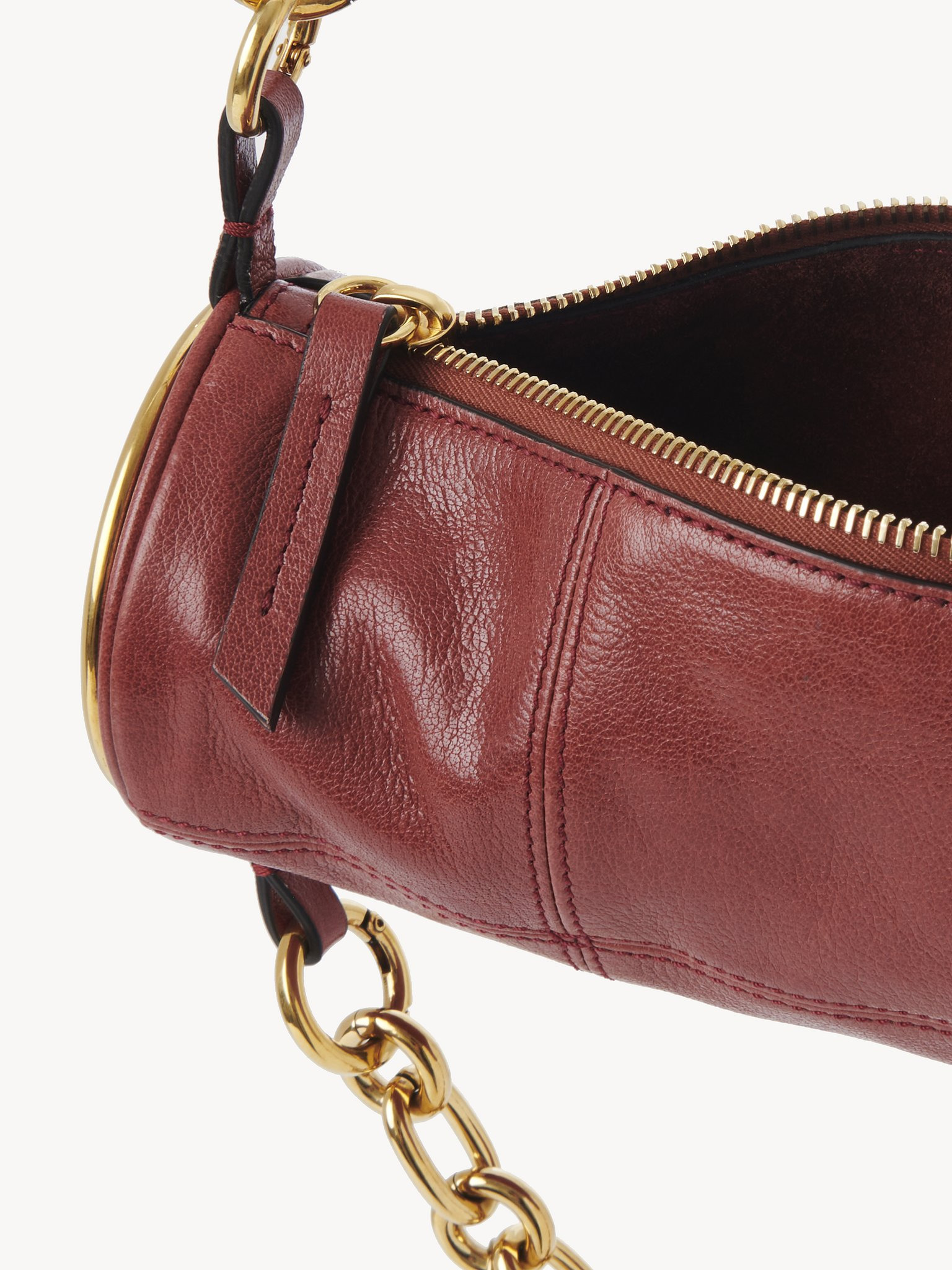 CHÂTEAU TREASURES SHOULDER BAG IN GRAINED LEATHER - 5