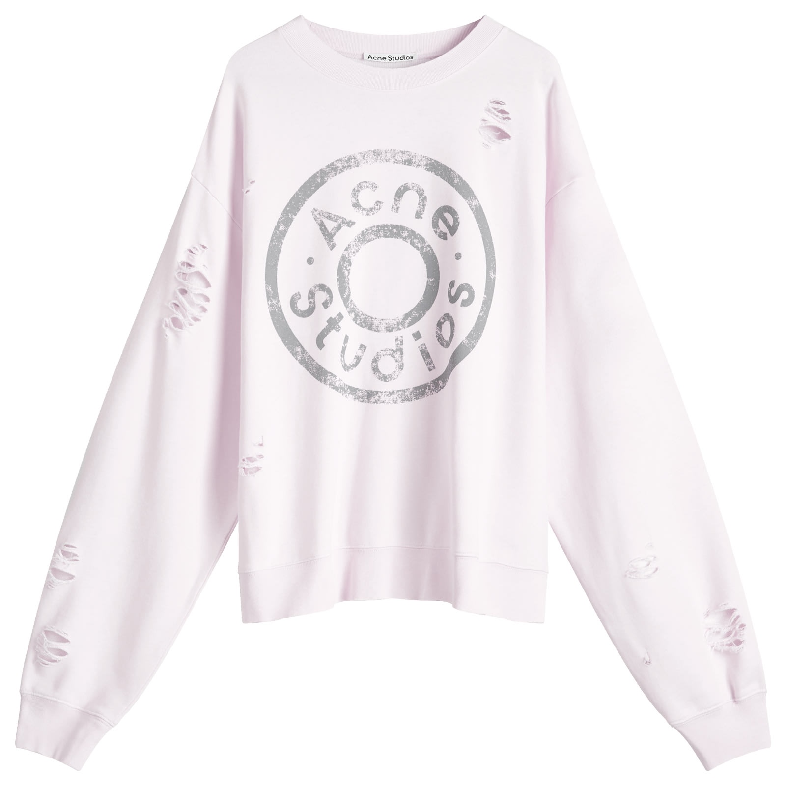 Acne Studios Franziska Button Logo Sweatshirt - 1