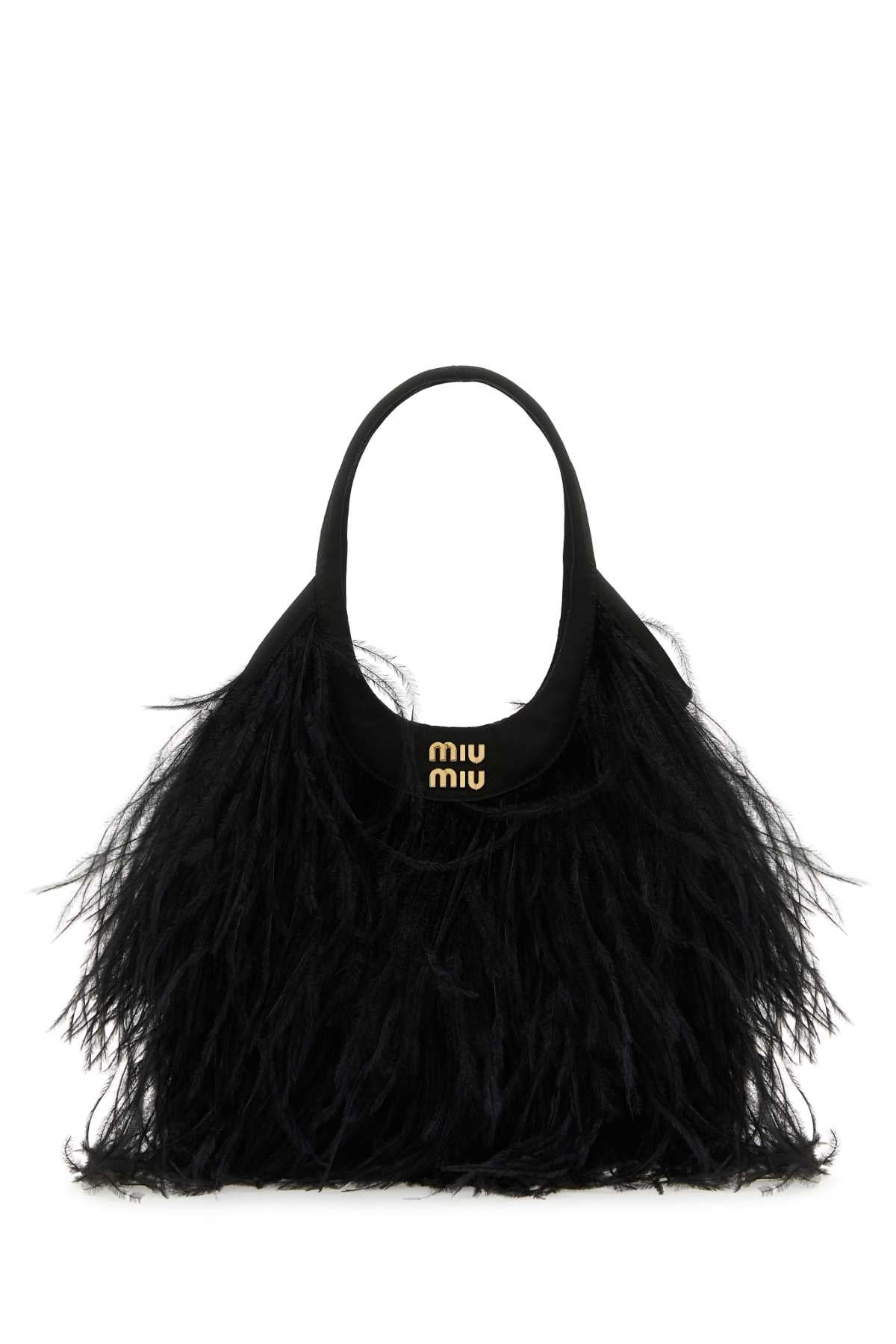 Miu Miu Women Embellished Satin Handbag - 1