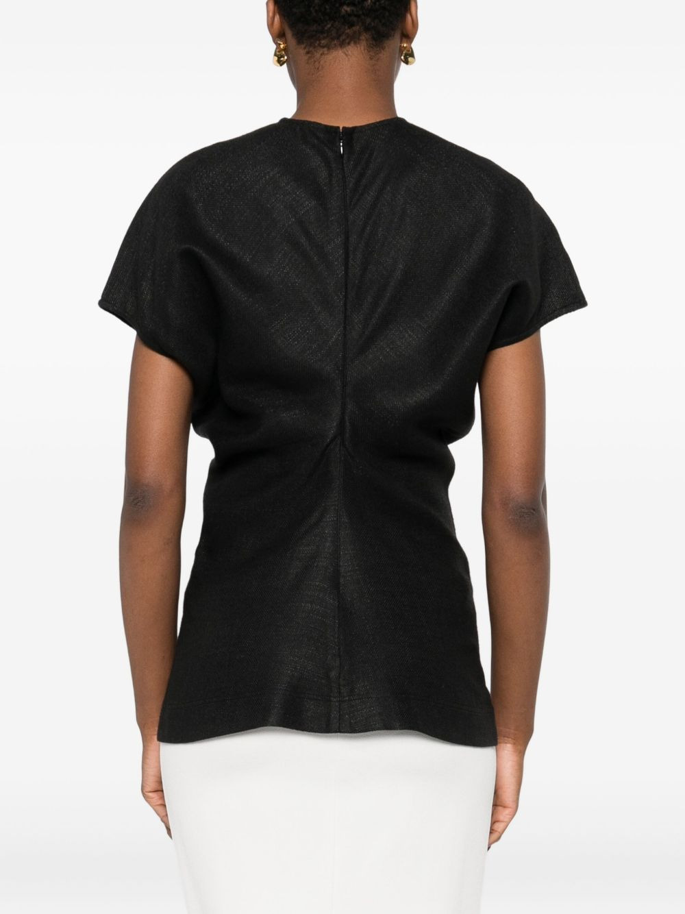 ruched-waist top - 4