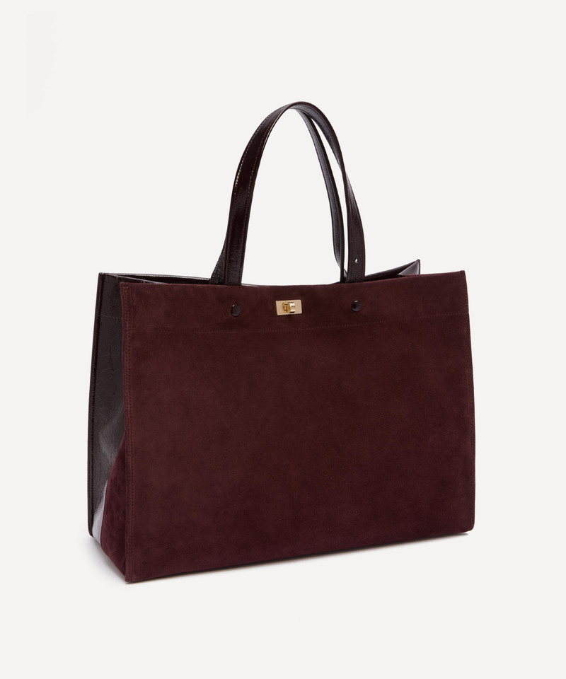 Anya Hindmarch Mortimer Suede Tote Bag outlook