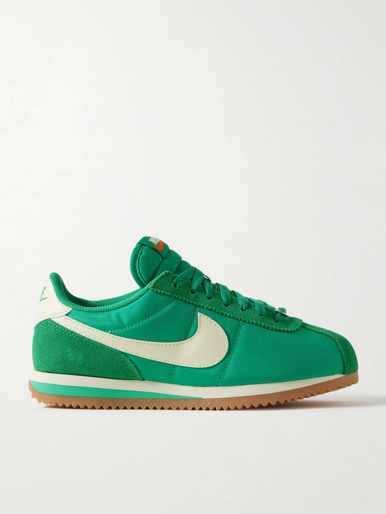 Cortez Leather And Suede-trimmed Shell Sneakers - 1