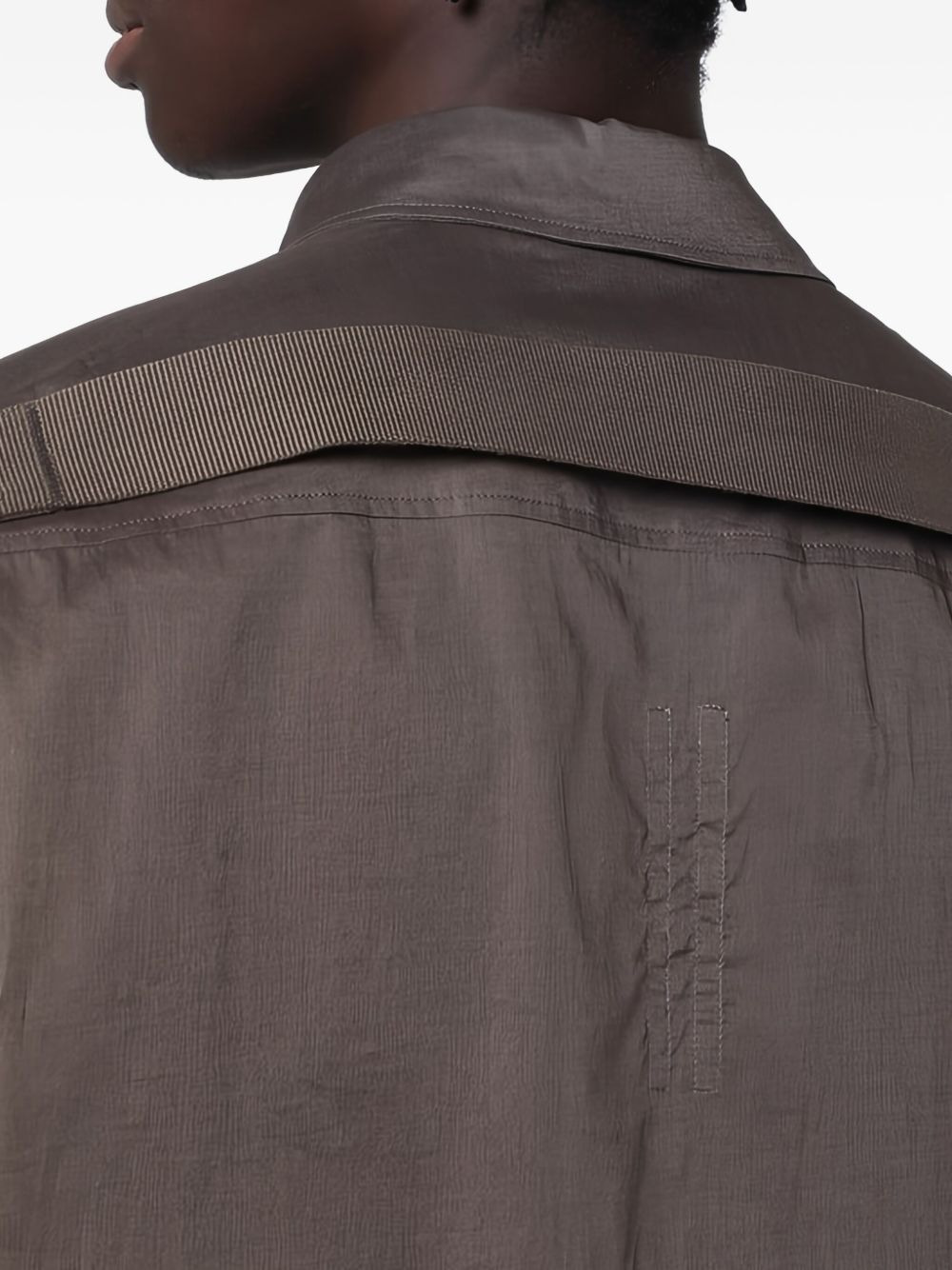 long-sleeve panelled shirt - 5
