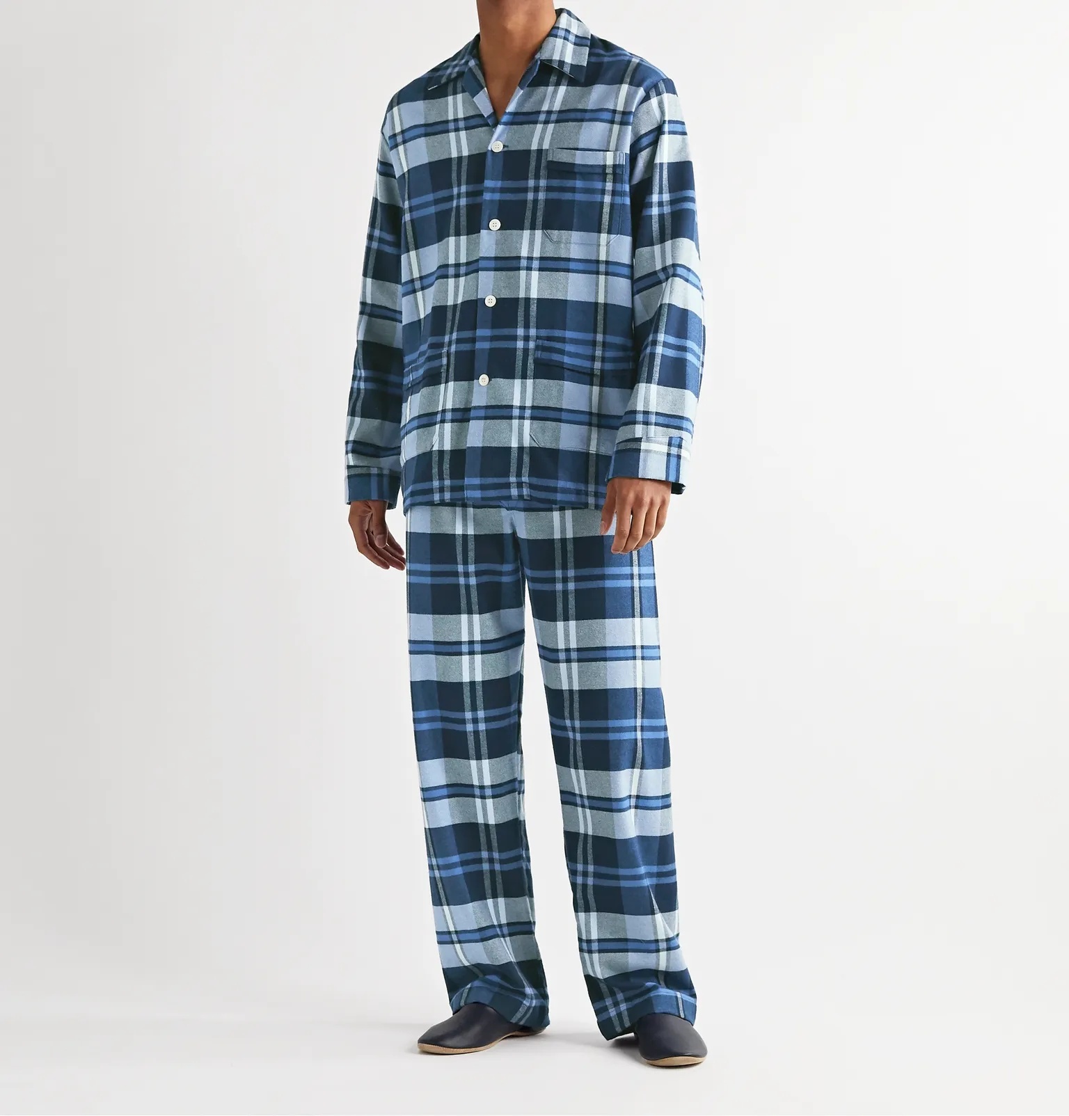 Checked Kelburn Cotton-Flannel Pyjama Set - 2