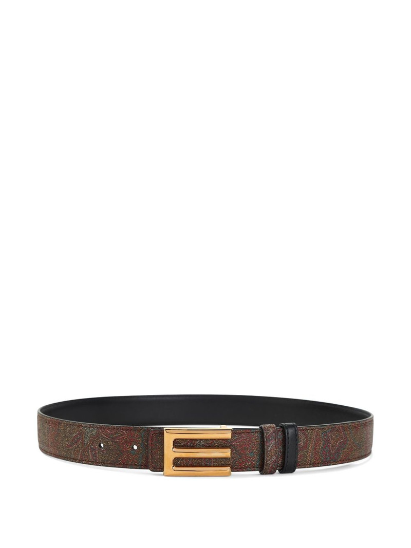 logo-buckle belt 1