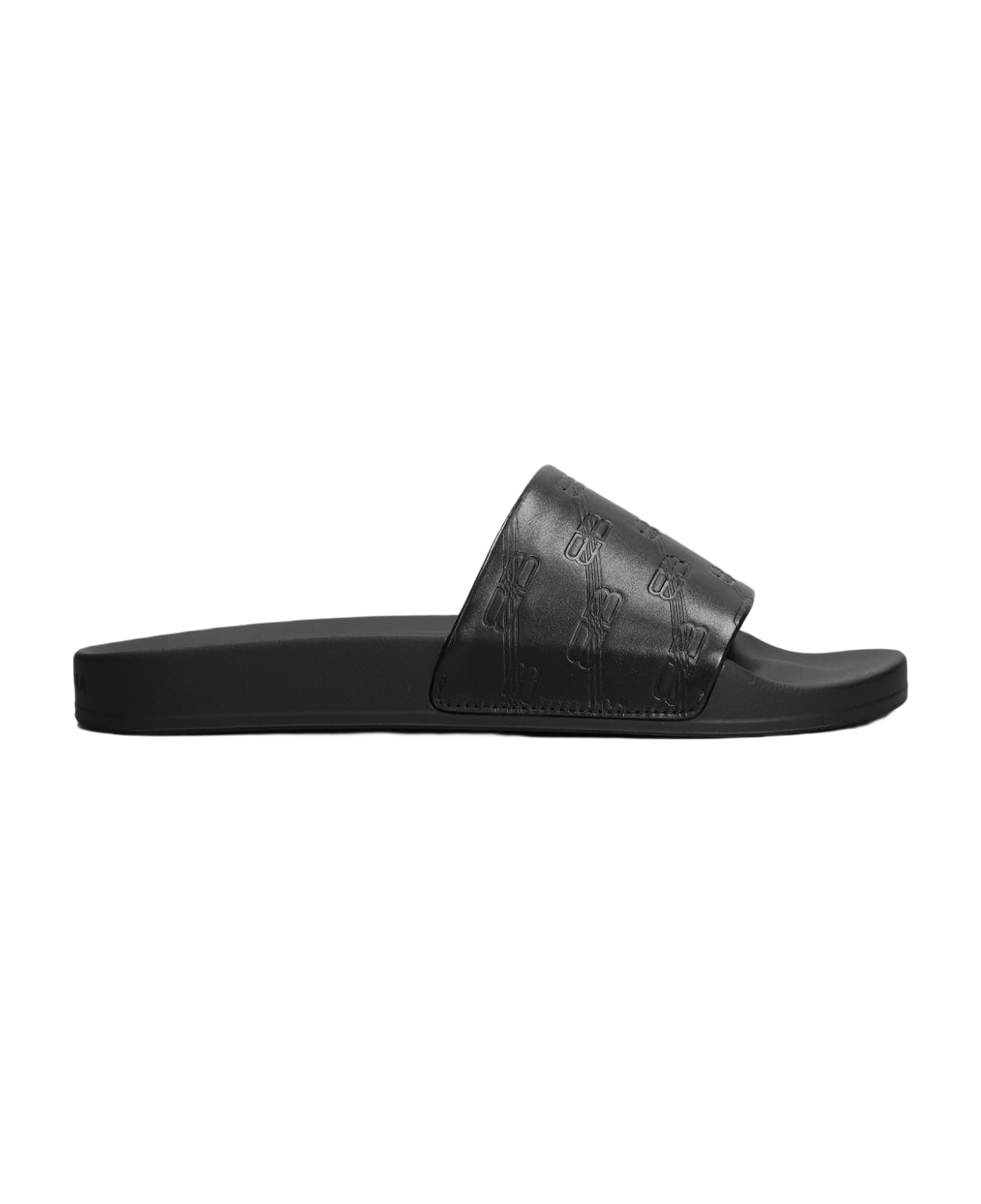Slipper-mule In Black Leather - 1