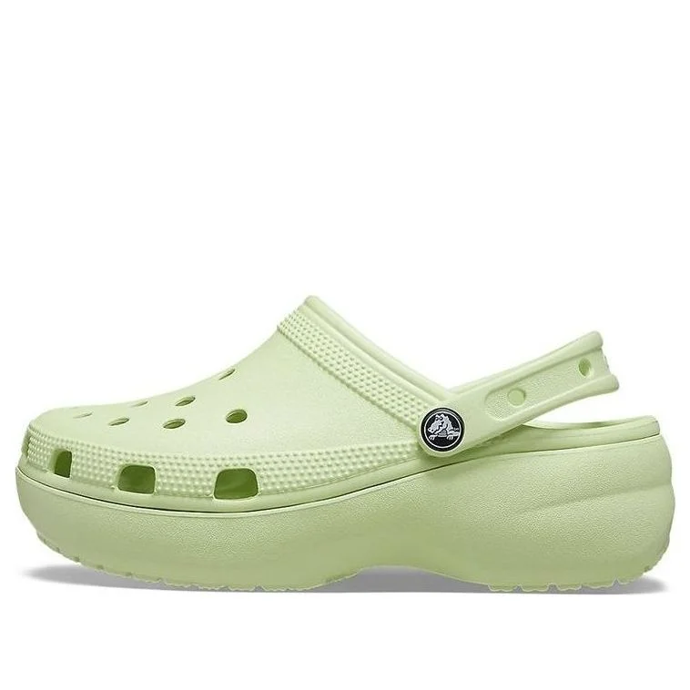 (WMNS) Crocs Classic Platform Clog 'Celery' 206750-335 - 1
