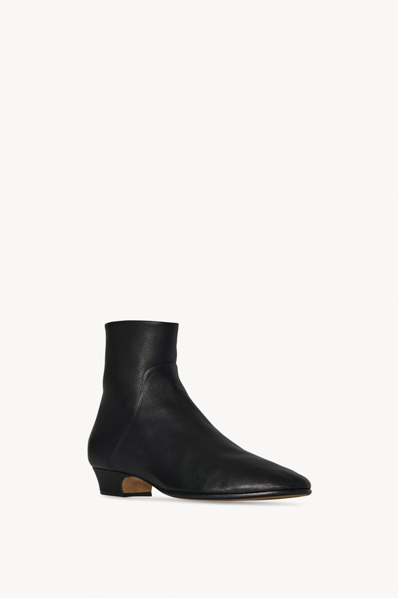 The Row Awar Ankle Boot in Leather outlook