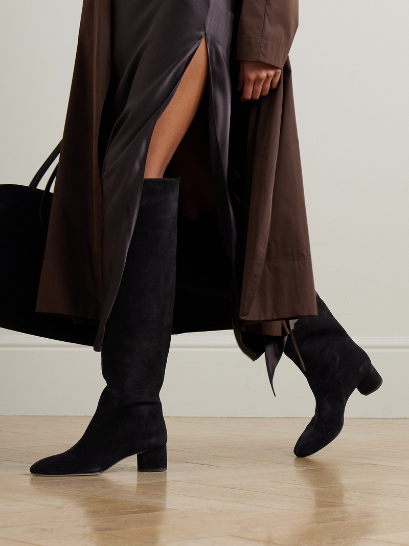 Aeyde Willa Suede Over-the-knee Boots outlook
