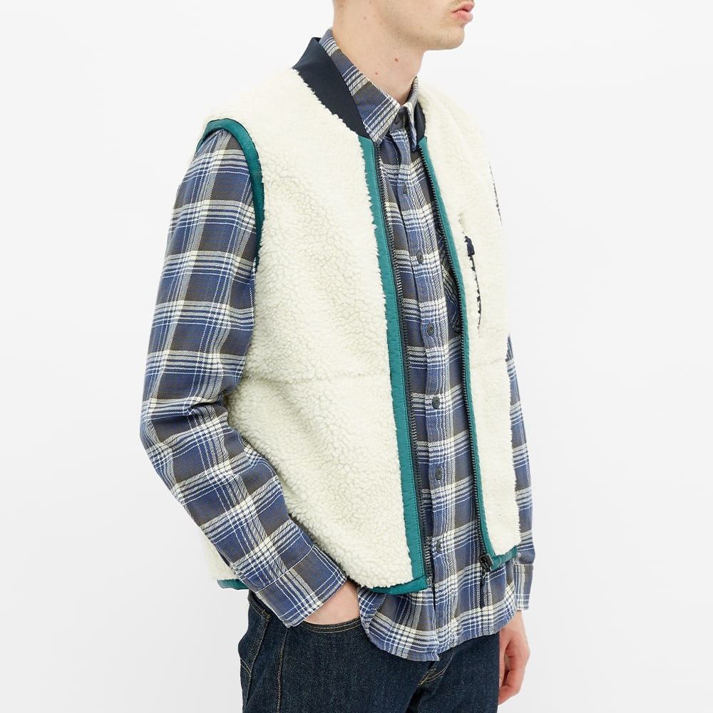 Paul Smith Reversible Sherpa And Nylon Fleece Gilet - 6