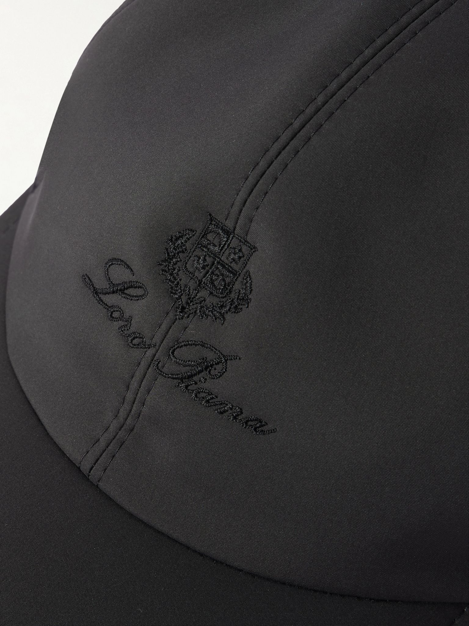 Logo-Embroidered Storm System® Shell Baseball Cap Black - 4