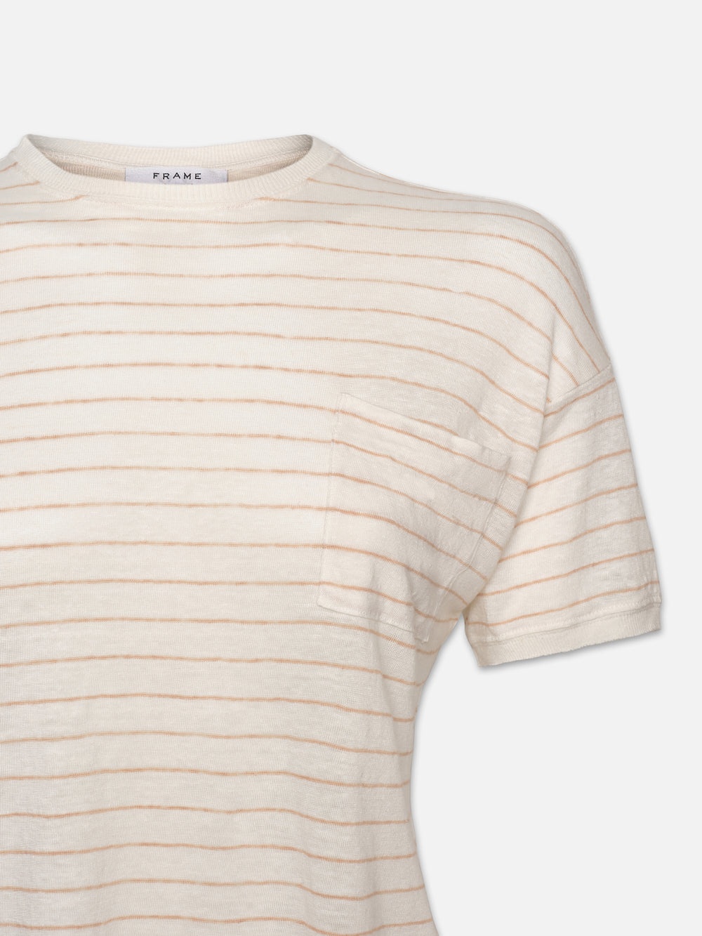 Pocket Crew Tee in Blush Multi - 3