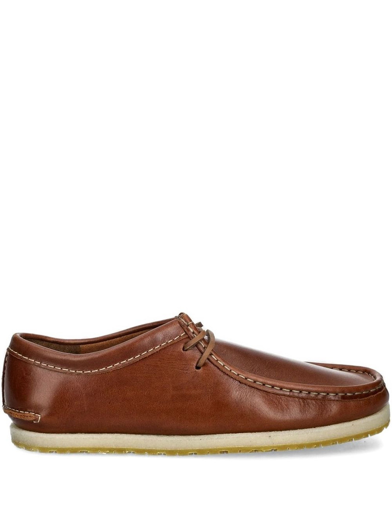 leather lace-up loafers 1