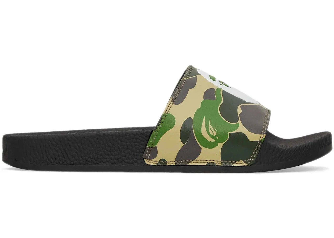 A Bathing Ape ABC Camo Slide Green - 1