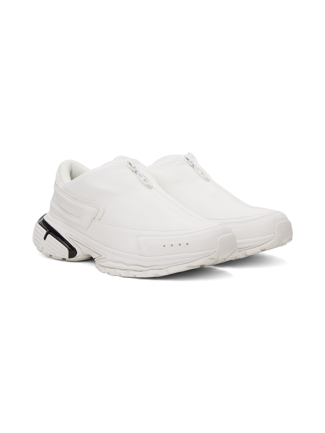 White S-Serendipity Pro-X1 Zip X Sneakers - 4