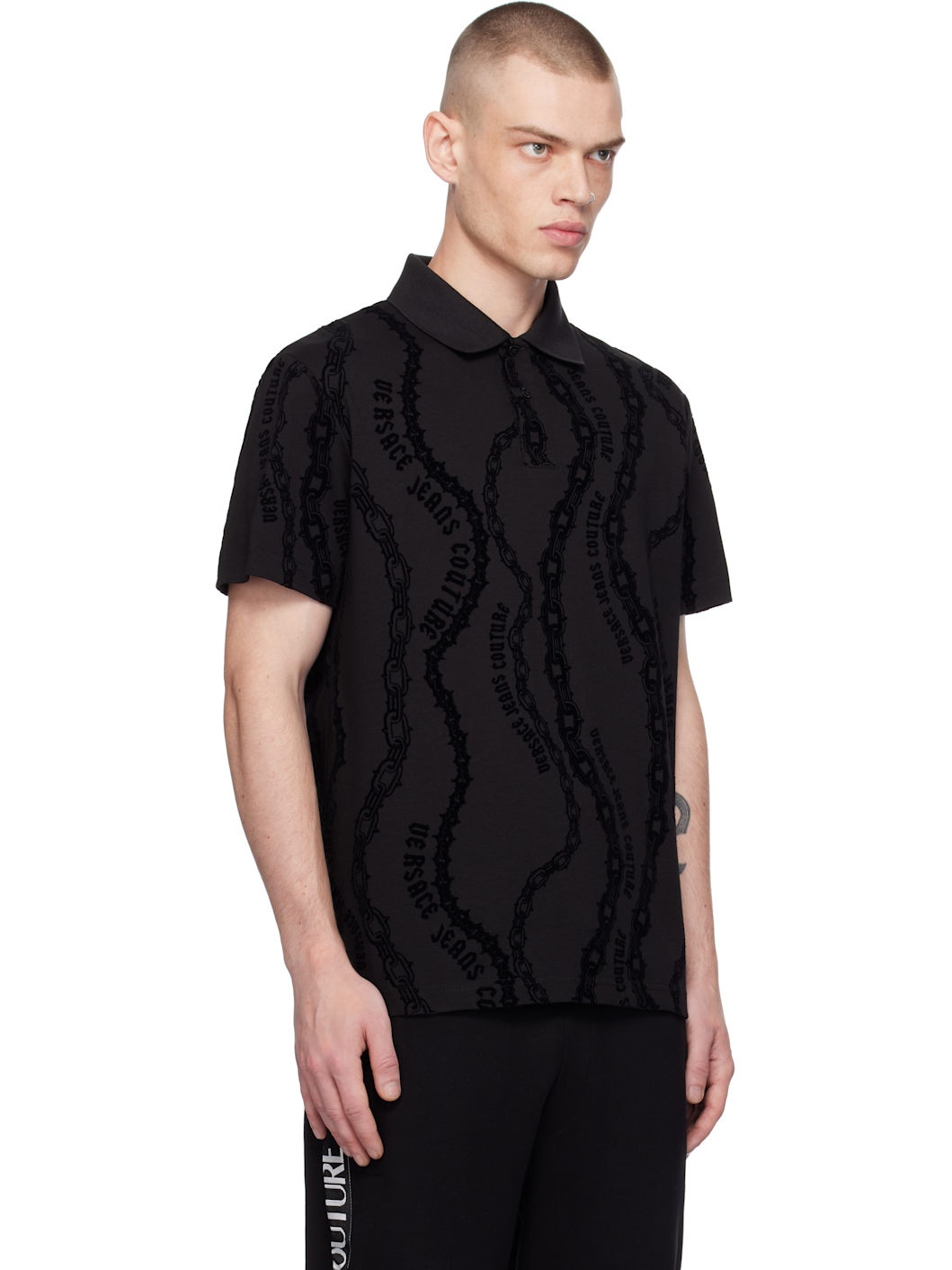 Black Chain Flock Polo - 2