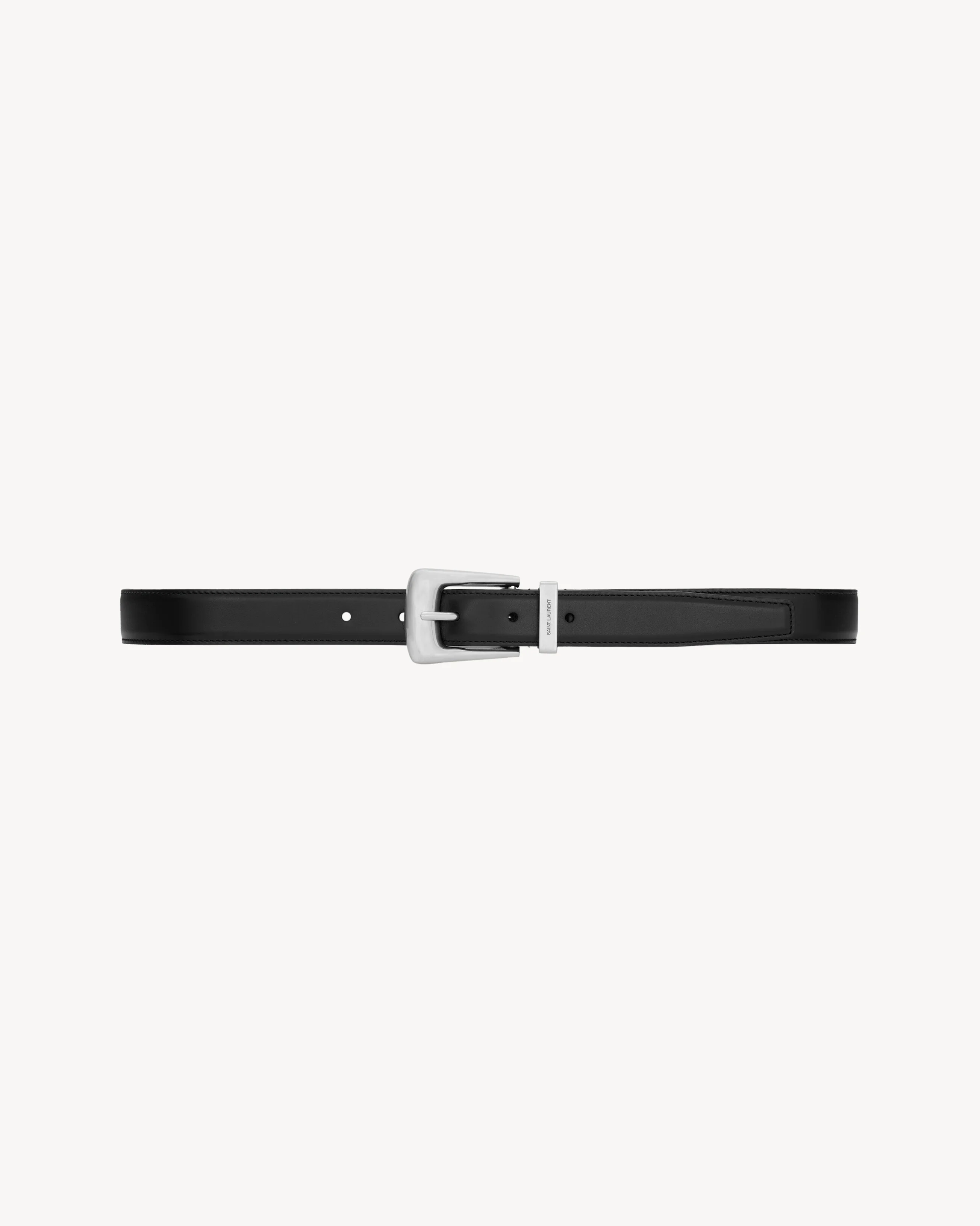 FOLK BELT IN SMOOTH LEATHER - 1