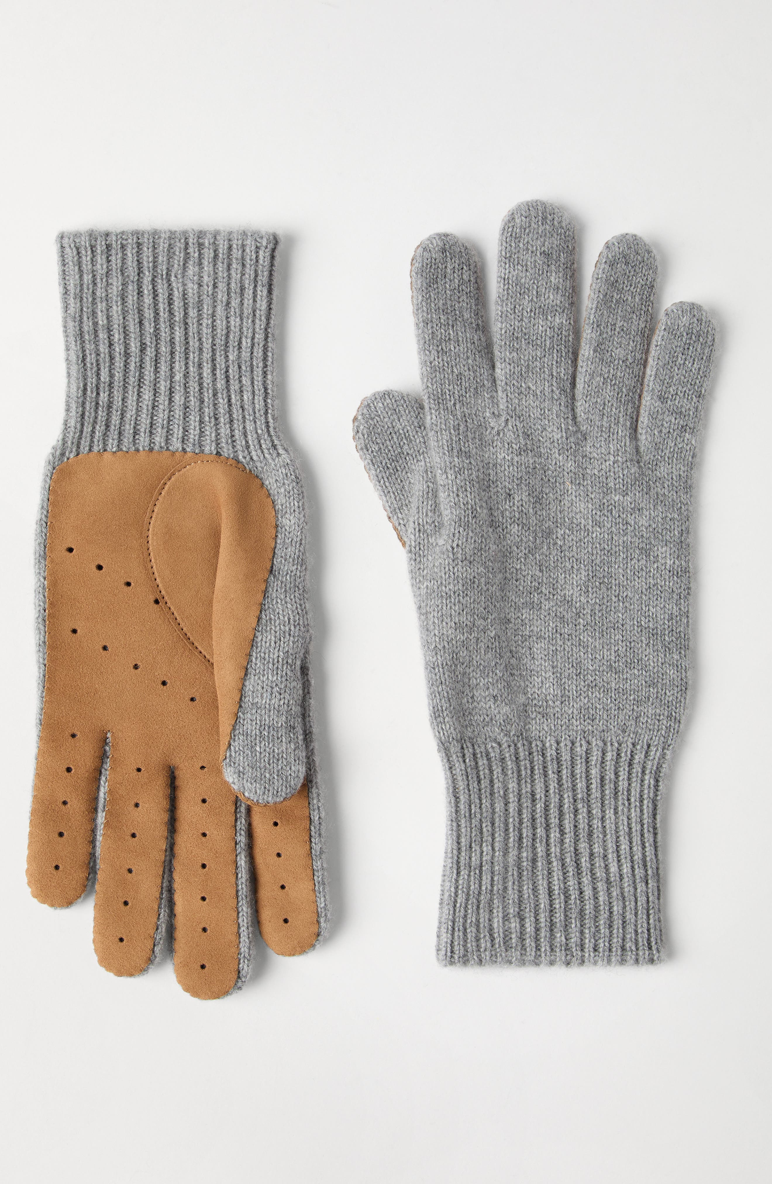 Brunello Cucinelli Cashmere gloves in Light Grey at Nordstrom - 2