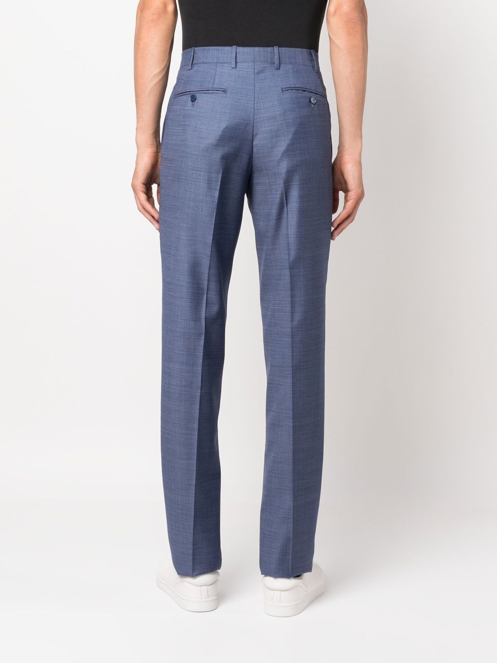 mid-rise straight-leg trousers - 4
