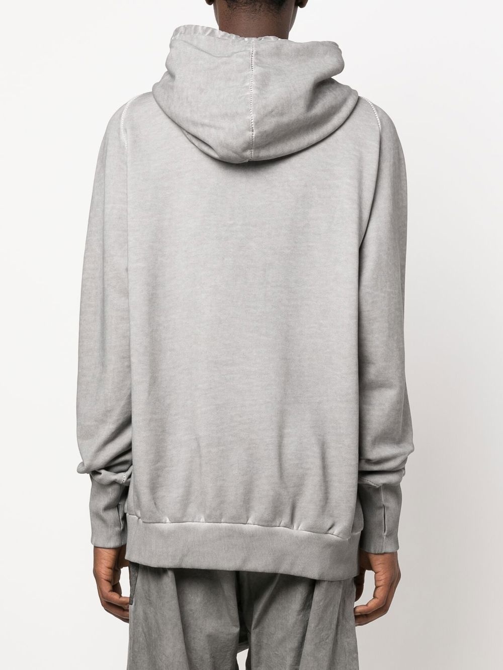 cold-dye organic cotton hoodie - 4